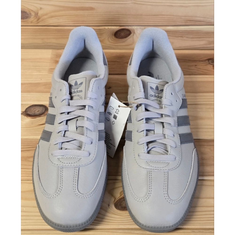 Adidas Originals Samba OG Grey Two JI3207 Mens Casual Shoes Size 14 New - Picture 4 of 4